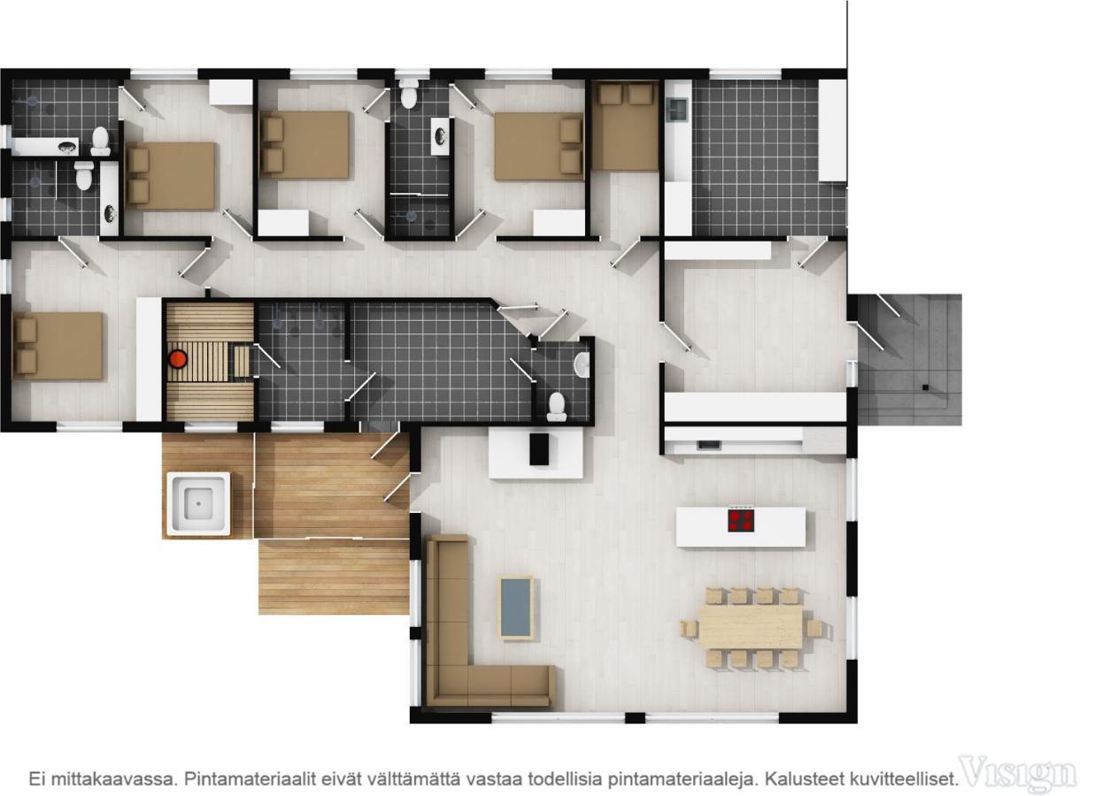 Levillas Kuppimaantie Villas Экстерьер фото